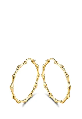 18k Gold Hoop Earrings