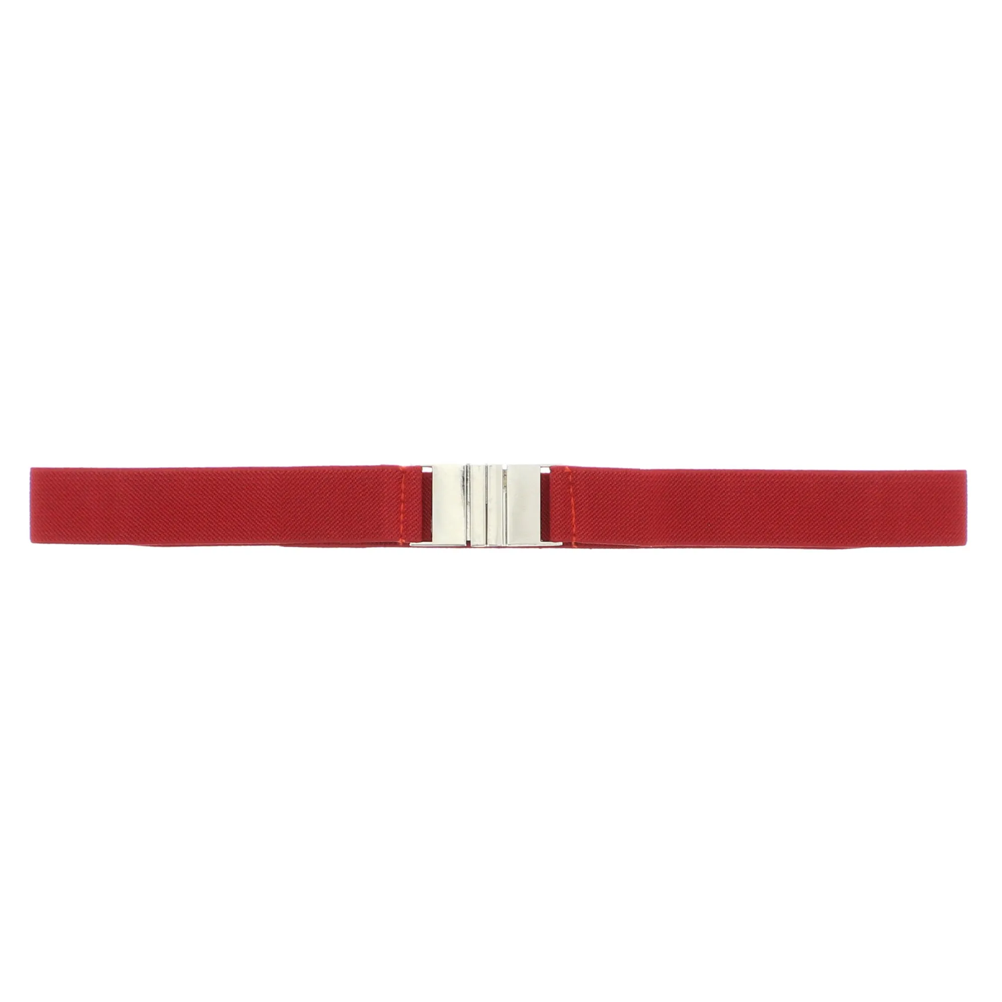 2.5cm Thin Elasticated Waist Belt with Clasp Fastening