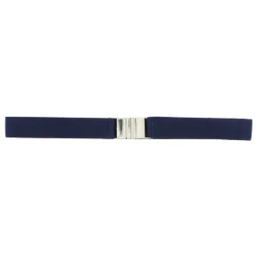 2.5cm Thin Elasticated Waist Belt with Clasp Fastening