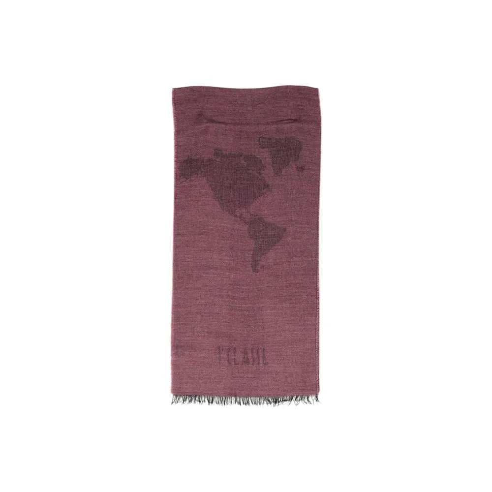 Alviero Martini Prima Classe Pink Polyacrylic Scarf