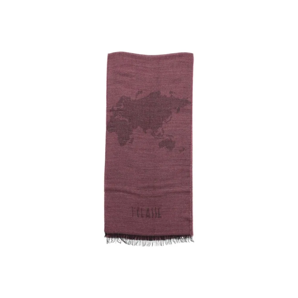 Alviero Martini Prima Classe Pink Polyacrylic Scarf