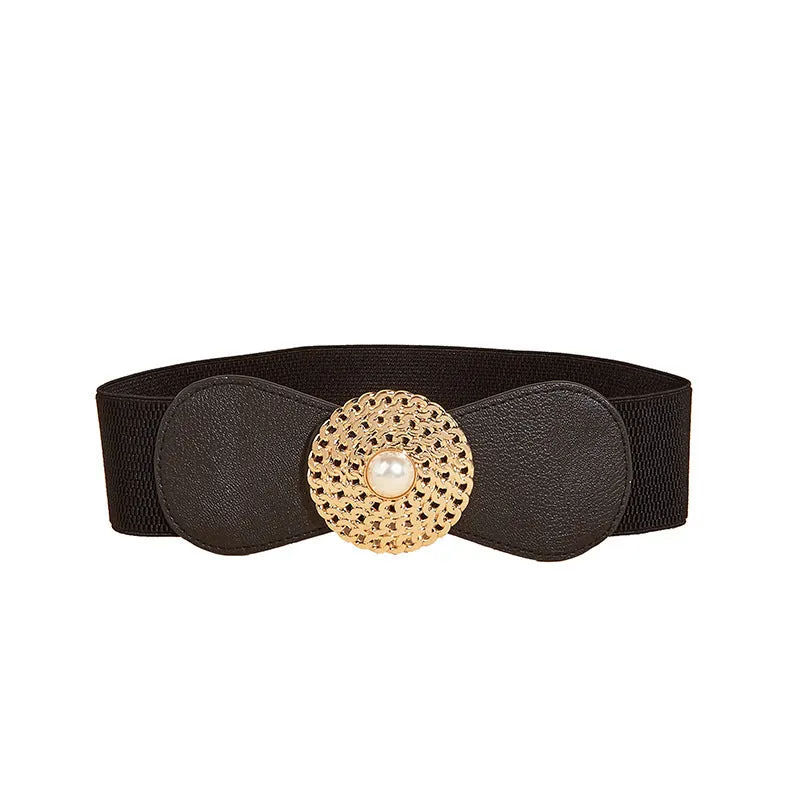 BerriesJam - Buckle Chain-shaped Elastic Waistband  Belt