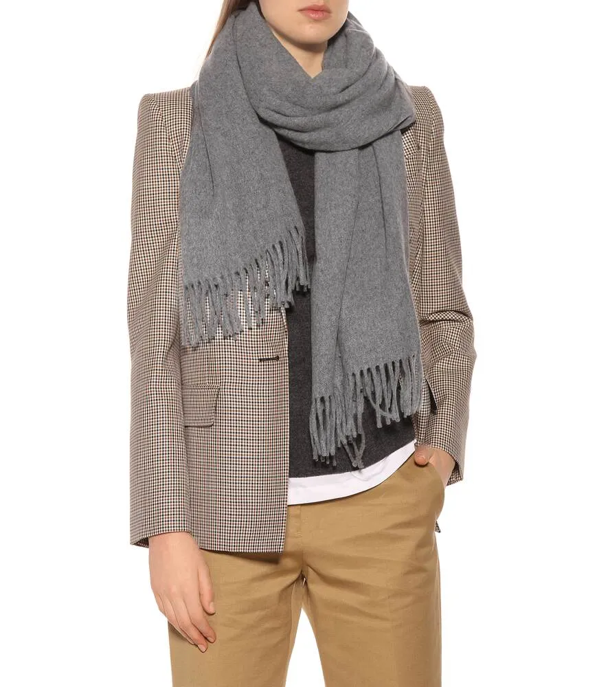 Canada New Acne Studios wool scarf, gray