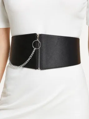 Chain Linked Zipper Belt