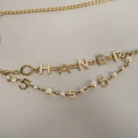 CHANEL  Chain Belt Gold Metal Women's Chain Belt Gold