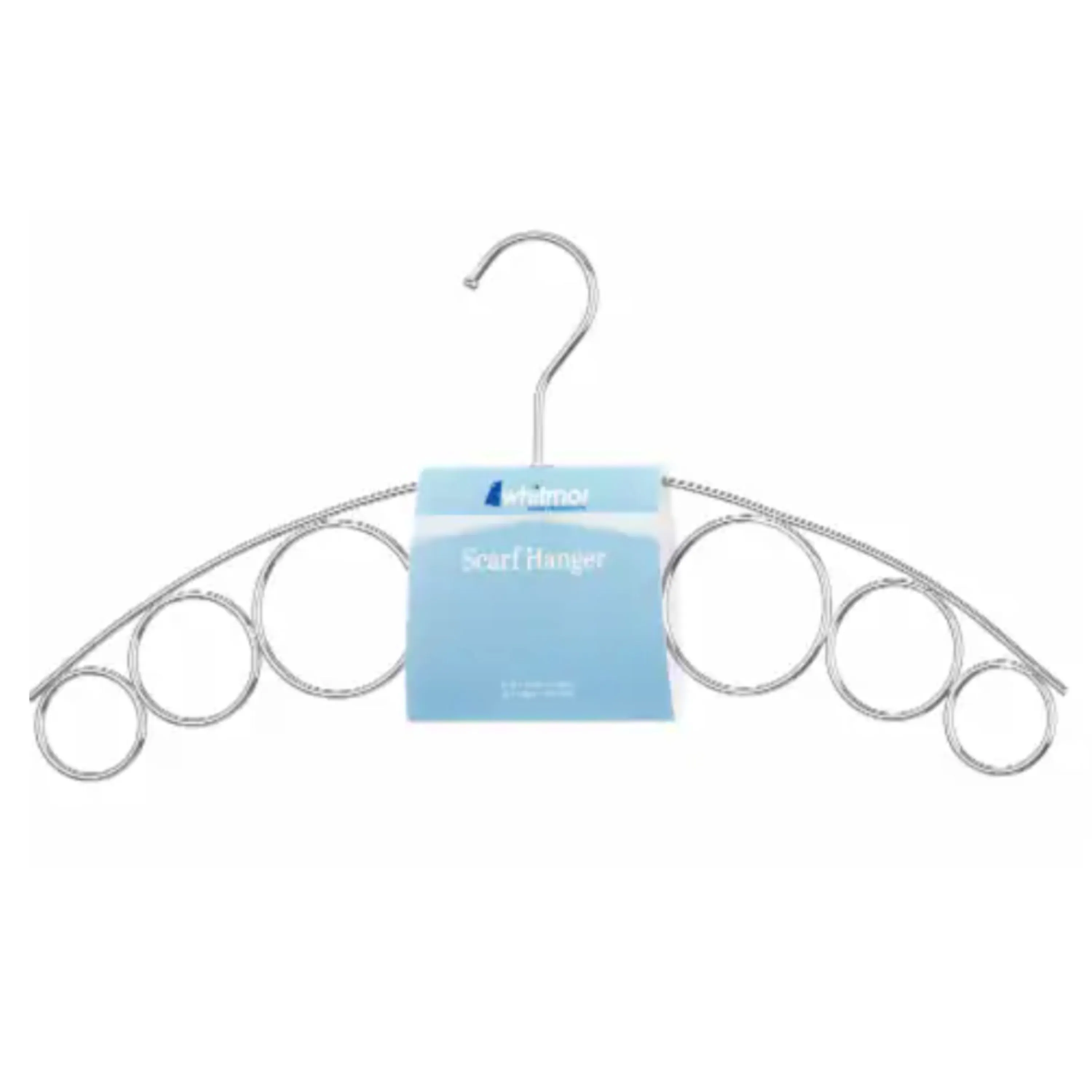 Closet Scarf or Belt Hanger – Chrome