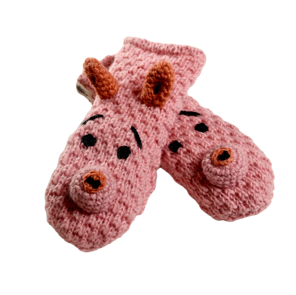 Crochet Piggy Mittens