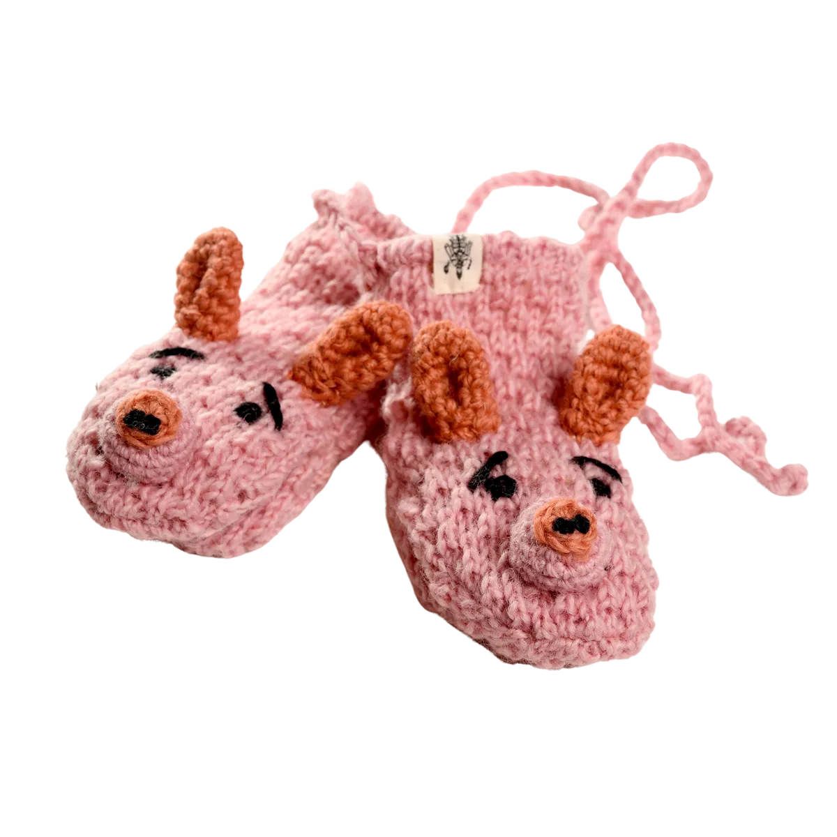 Crochet Piggy Mittens