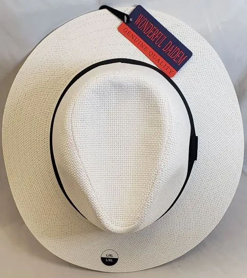 Dan -- Unisex Paper Straw Fedora