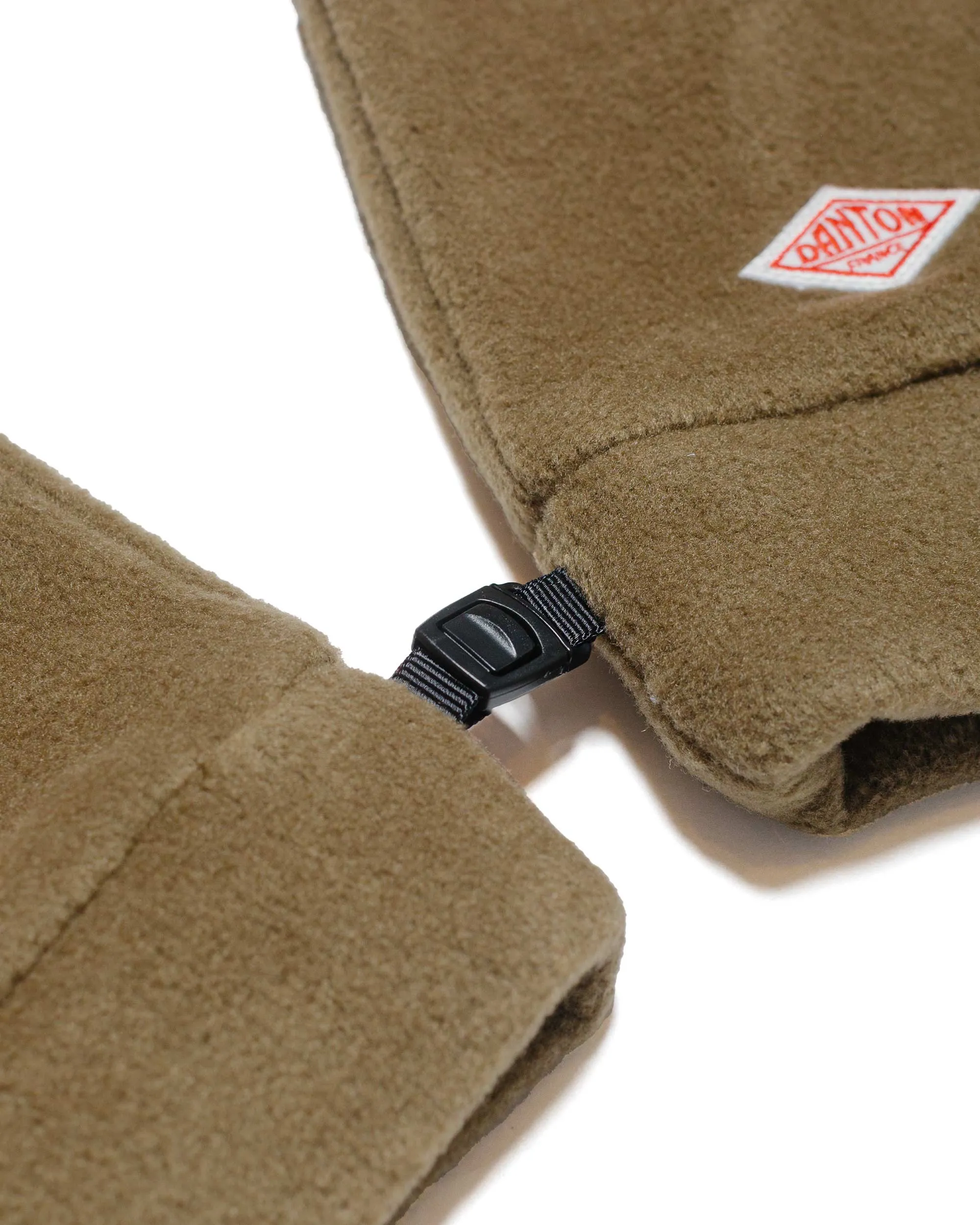 Danton Fleece Fingerless Gloves Khaki