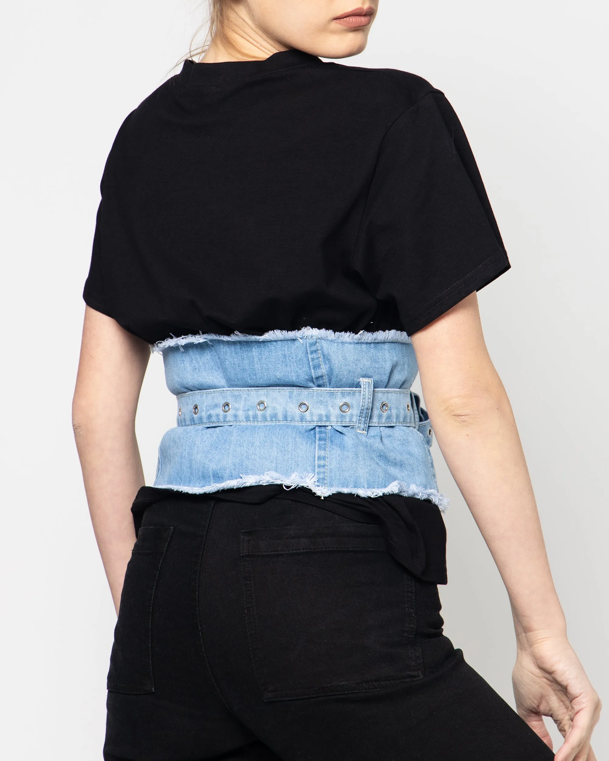 DENIM WIDE WAIST BAND 1926 - حزام