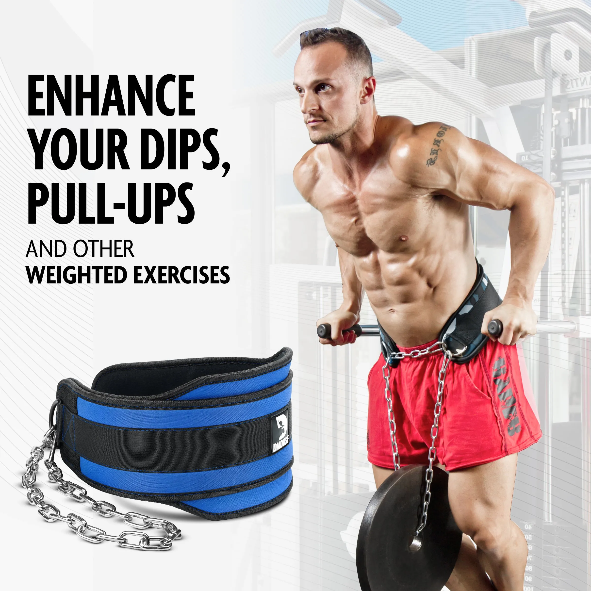 Dip Belt for Weightlifting, Dips & Pull-Ups