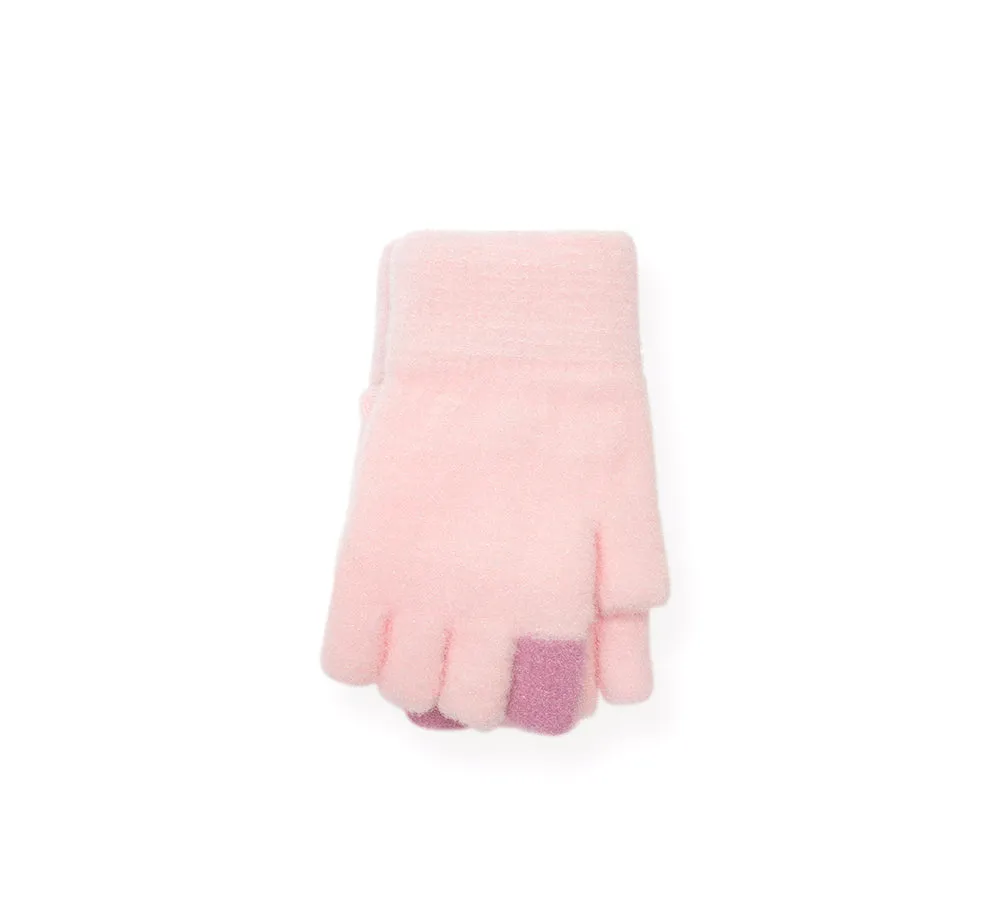 EVERAU® Fingerless Ultra Plush Knit Ewe Gloves