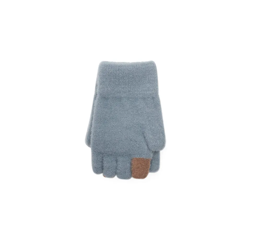 EVERAU® Fingerless Ultra Plush Knit Ewe Gloves