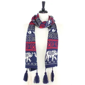 FS40181 Elephant Print  Fashion Scarf