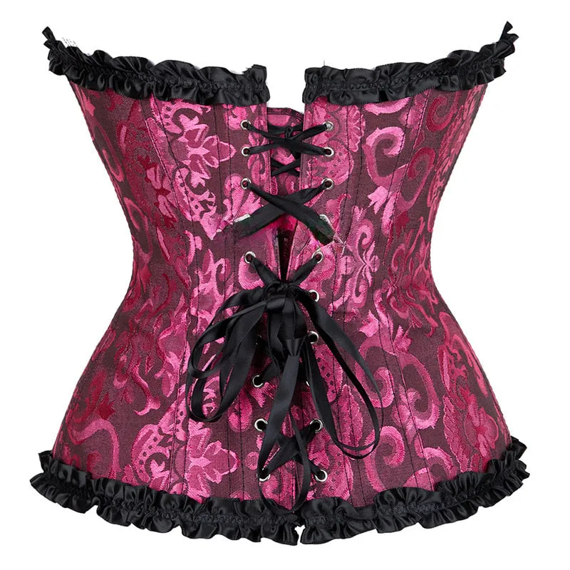 Funki Buys | Lingerie | Women's Pretty Overbust Corset | Bustier