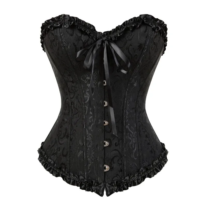 Funki Buys | Lingerie | Women's Pretty Overbust Corset | Bustier