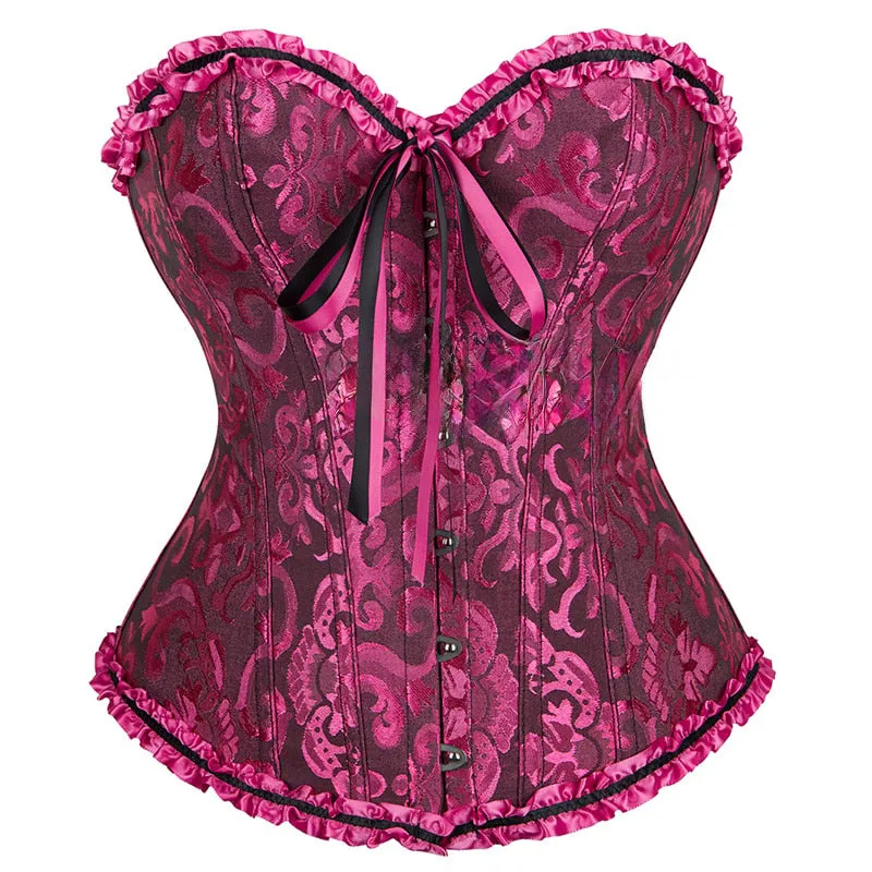 Funki Buys | Lingerie | Women's Pretty Overbust Corset | Bustier