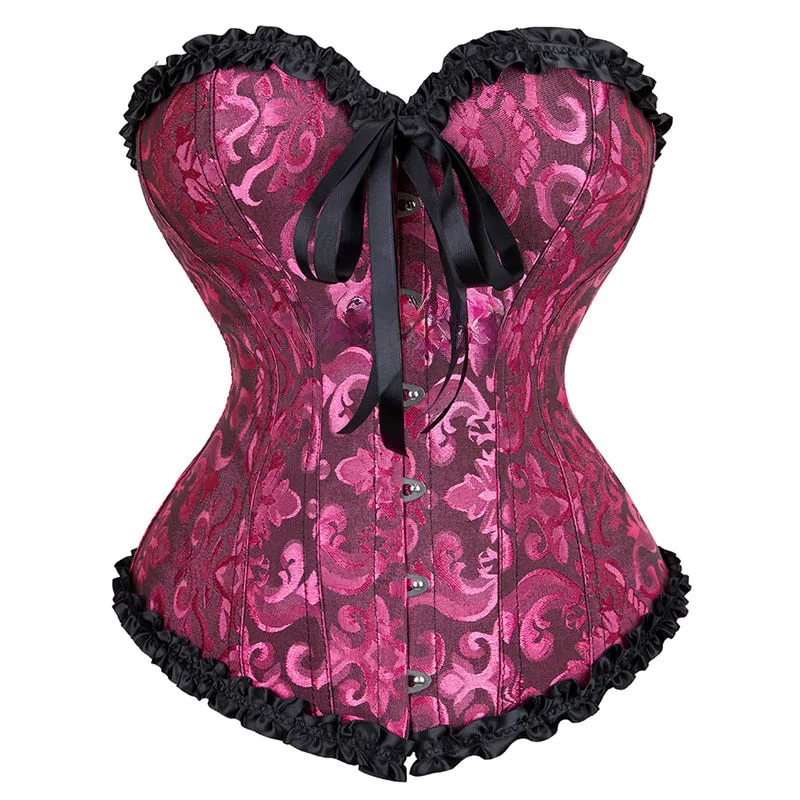 Funki Buys | Lingerie | Women's Pretty Overbust Corset | Bustier