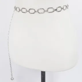 Hammered Ring Chain Belt