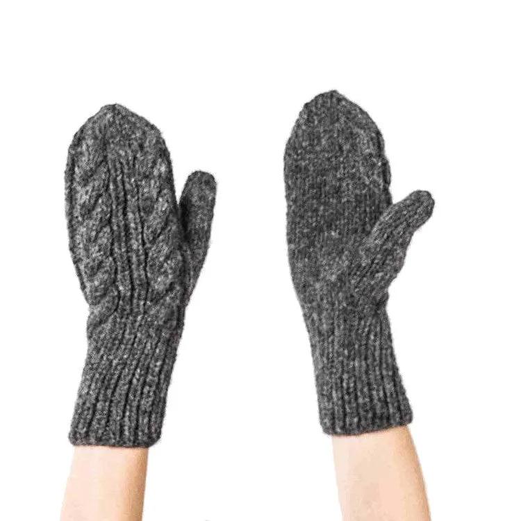 Hand Knit Alpaca Mitts