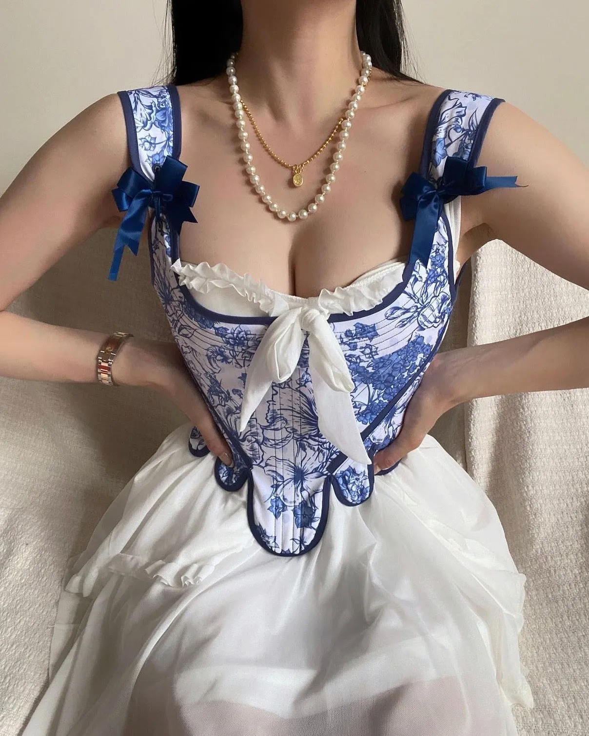 [Handmade Lingerie] Chinese Porcelain Corset