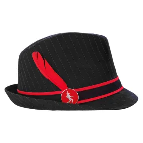 Jailhouse Rock Silhouette Pinstripe Fedora