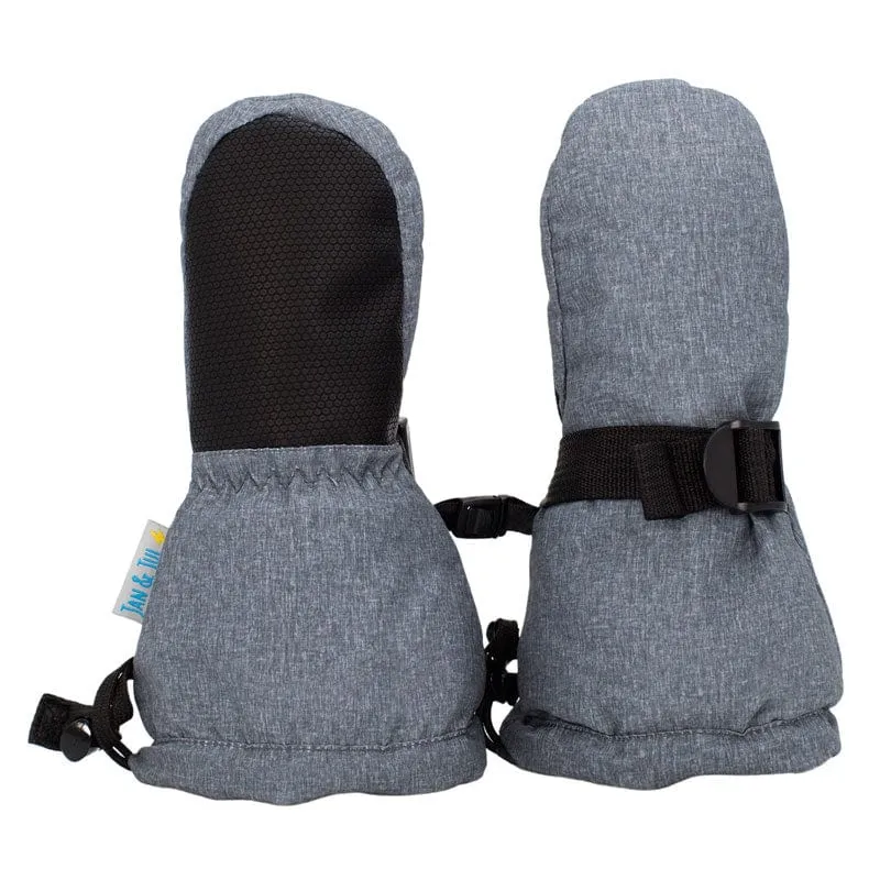 Jan&Jul Waterproof Snow Mitten - Heather Grey