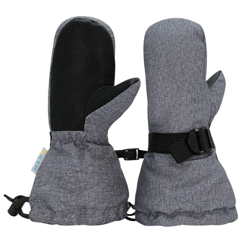 Jan&Jul Waterproof Snow Mitten - Heather Grey