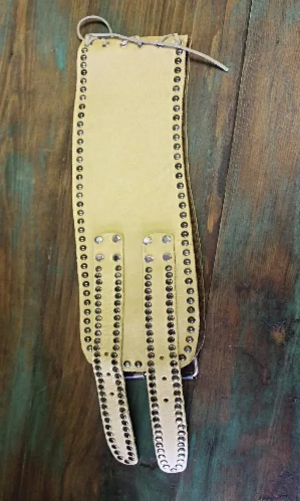 Juan Antonio Leather Corset Belt~ Buckskin Only