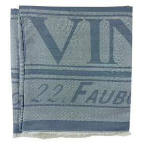 Lanvin Scarf Blue Gray 22 Rue du Faubourg Saint-Honoré SALE