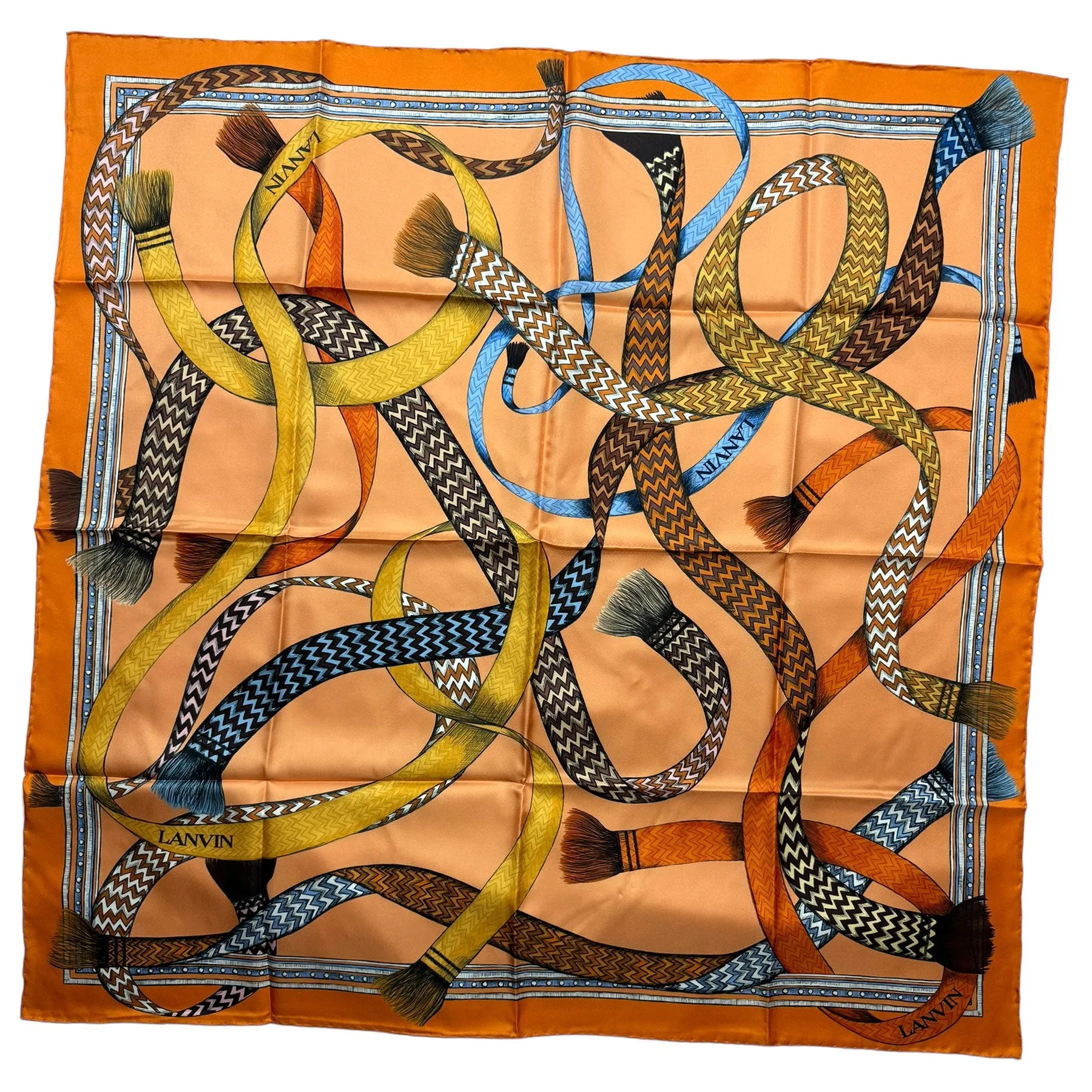 Lanvin Scarf Orange Design - New 2024 Collection