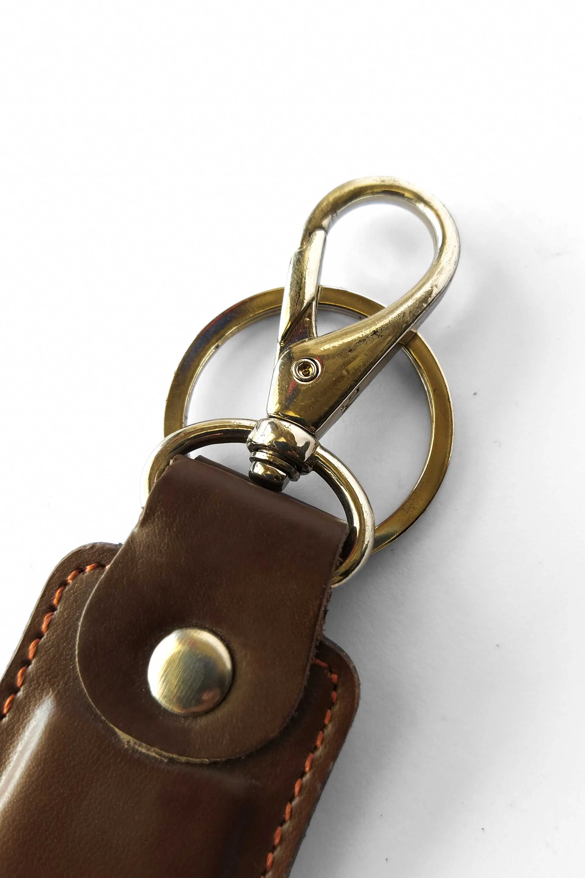 Leather Key Chain with Belt Loop