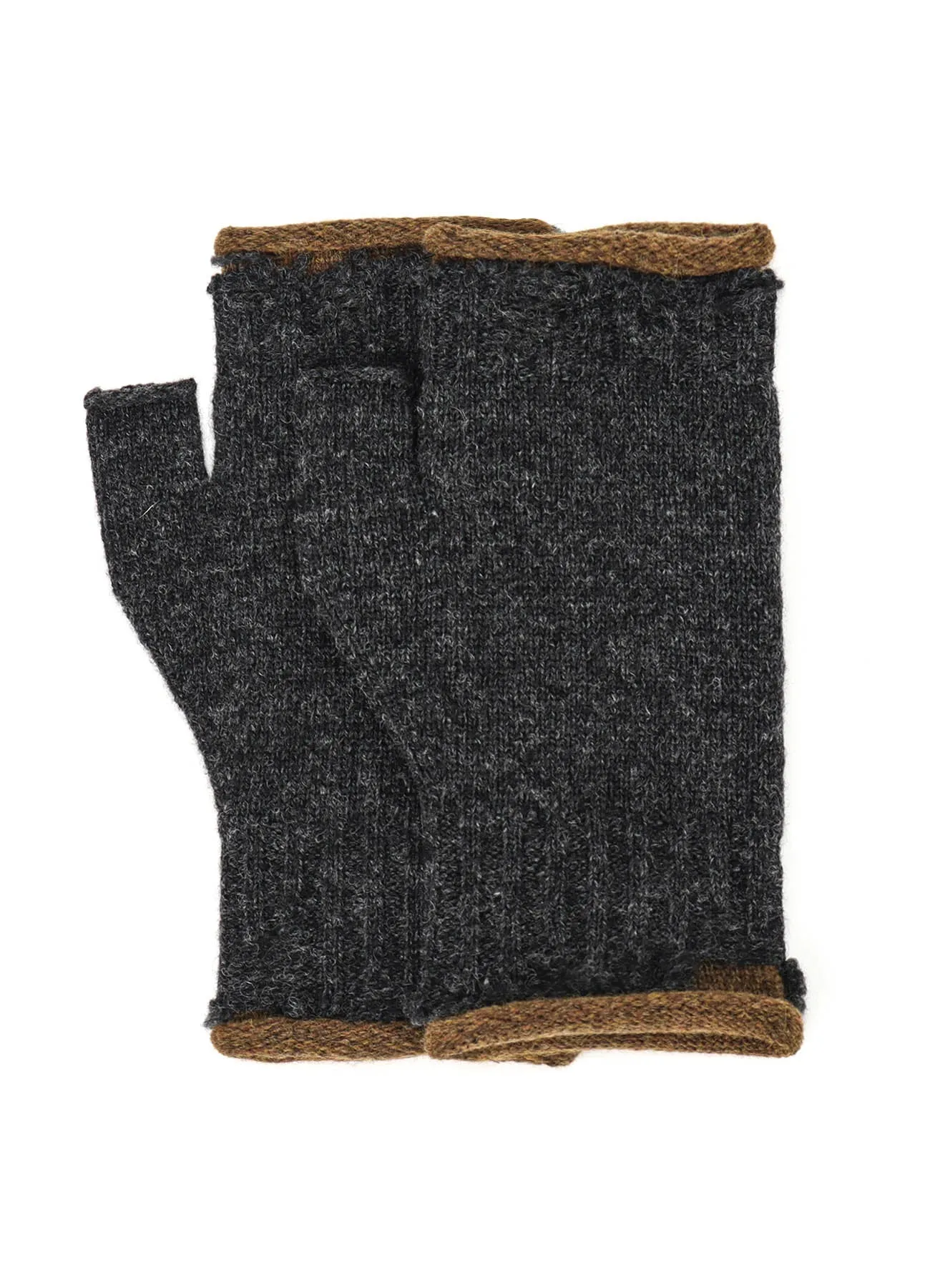 MILANO LAMB DAMAGED FINGERLESS GLOVES