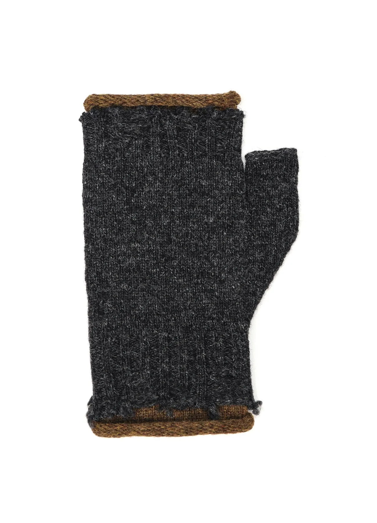 MILANO LAMB DAMAGED FINGERLESS GLOVES