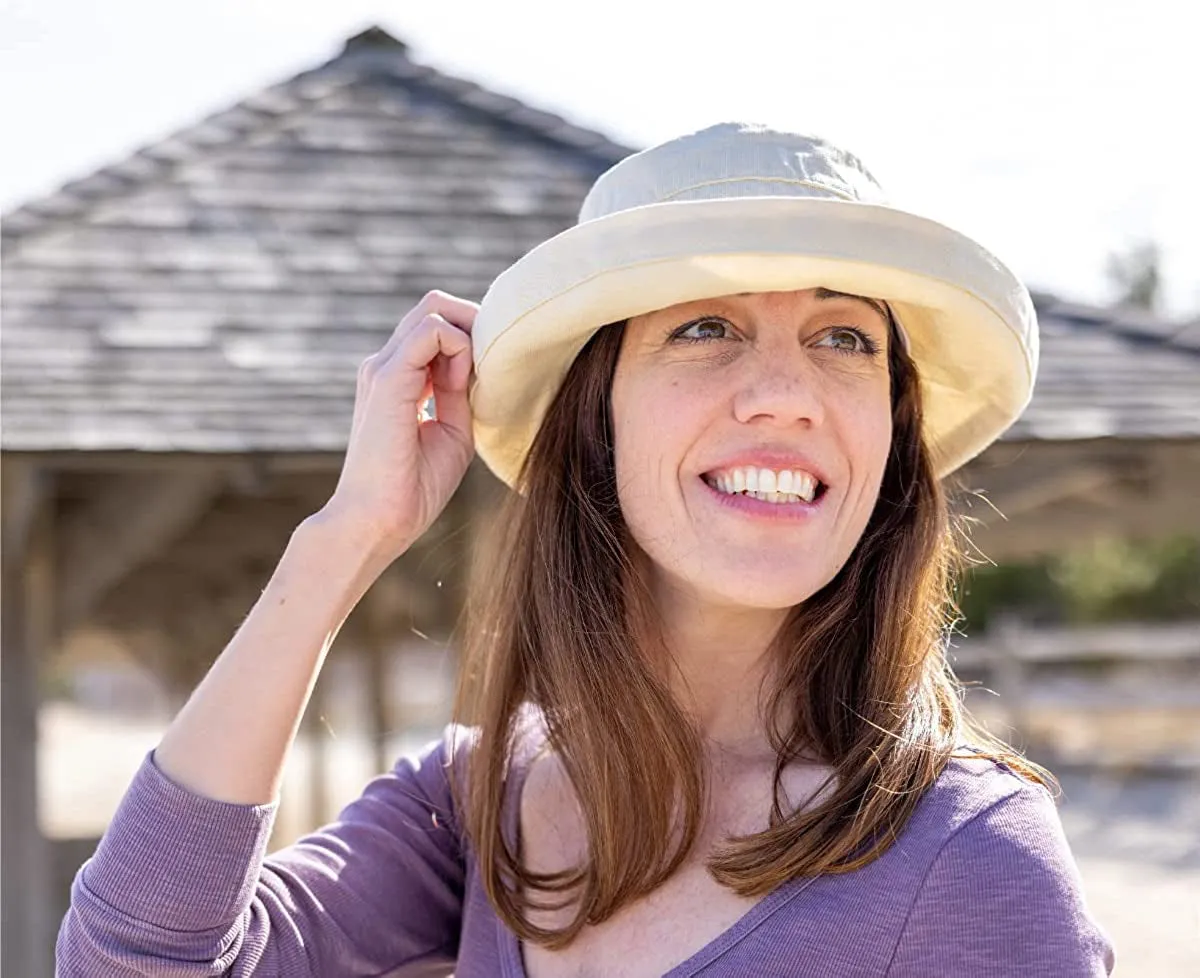 Petite Catalina Small Brimmed Sun Hat for Women with Small to Medium Heads 50  UPF Sun Protection