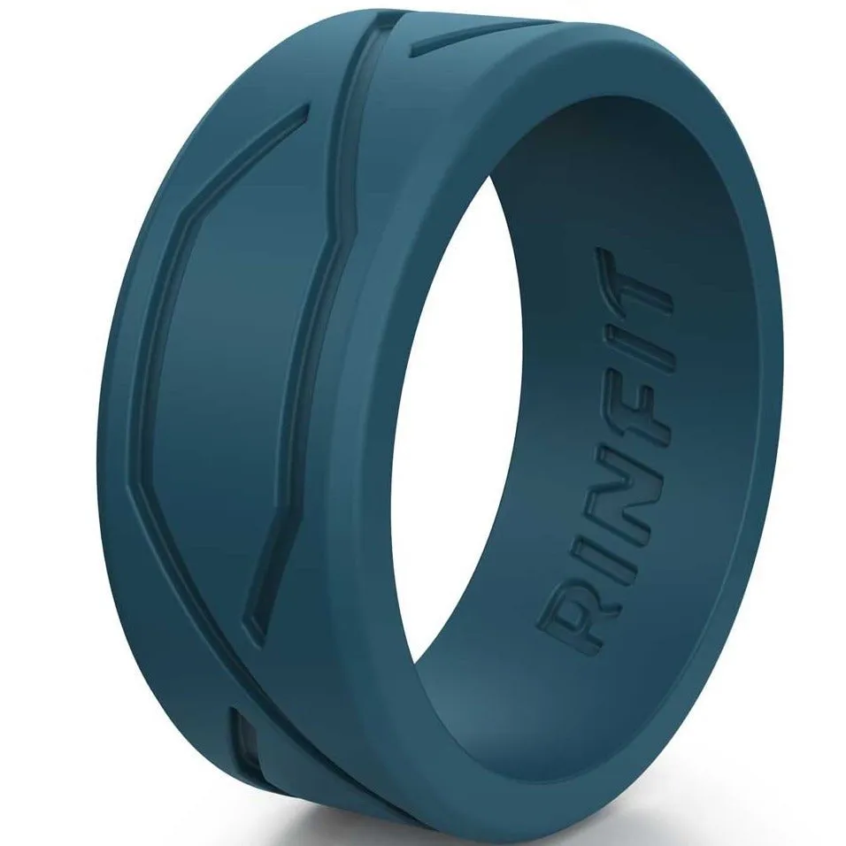 Silicone Wedding Ring for Men - Soft Rubber Wedding Band Replacement