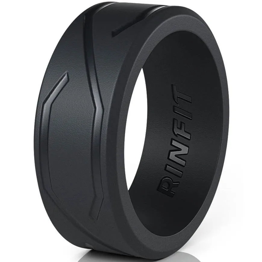 Silicone Wedding Ring for Men - Soft Rubber Wedding Band Replacement