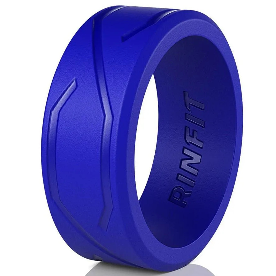 Silicone Wedding Ring for Men - Soft Rubber Wedding Band Replacement