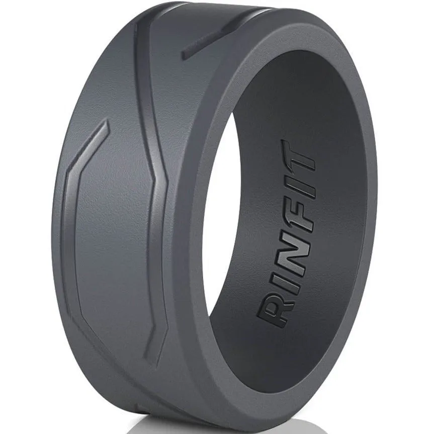 Silicone Wedding Ring for Men - Soft Rubber Wedding Band Replacement