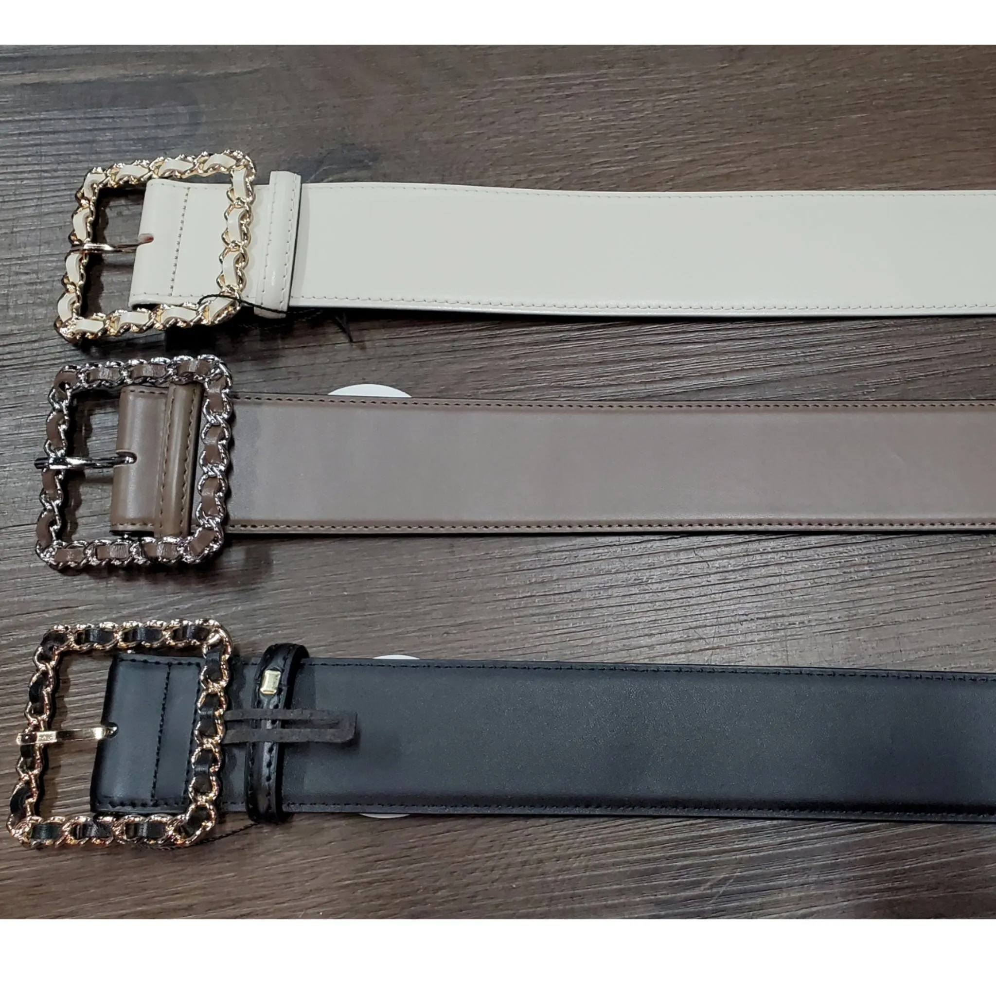 Square Chain Buckle Belt