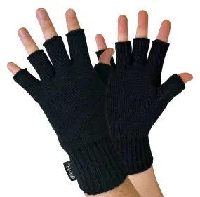 THMO - Mens Fingerless Gloves (L/XL / Black)