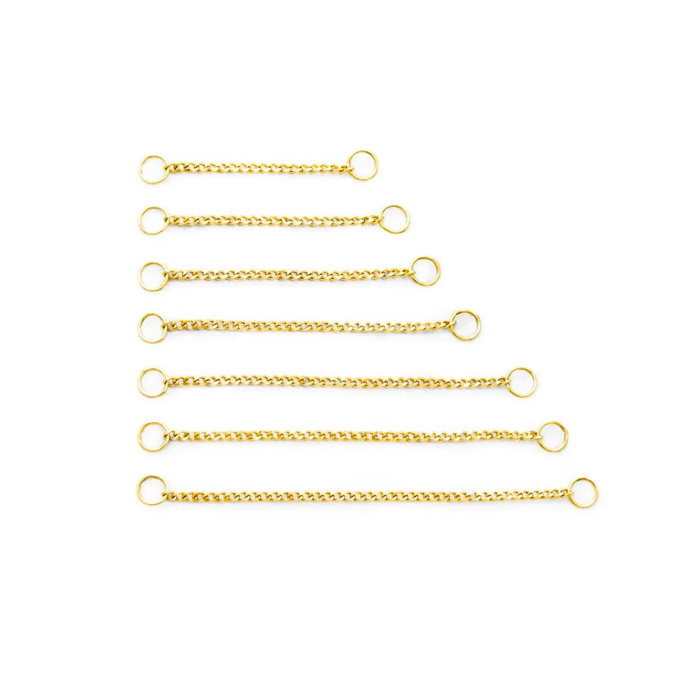 Tilum 14kt Yellow Gold Single Curb Chain - Pick Length