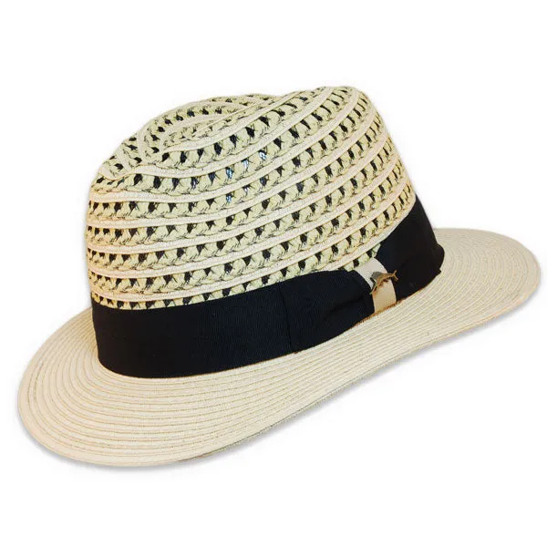 Tommy Bahama - Two-Tone Tweed Safari Fedora