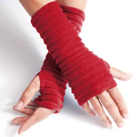 Wristees® Fingerless Gloves - Red